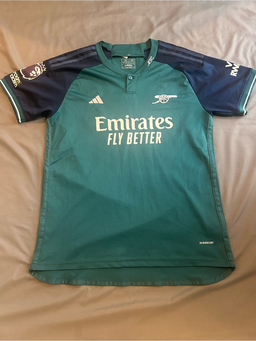 Authentic Adidas / Arsenal / Kai Havertz 2023/24 Third Jersey